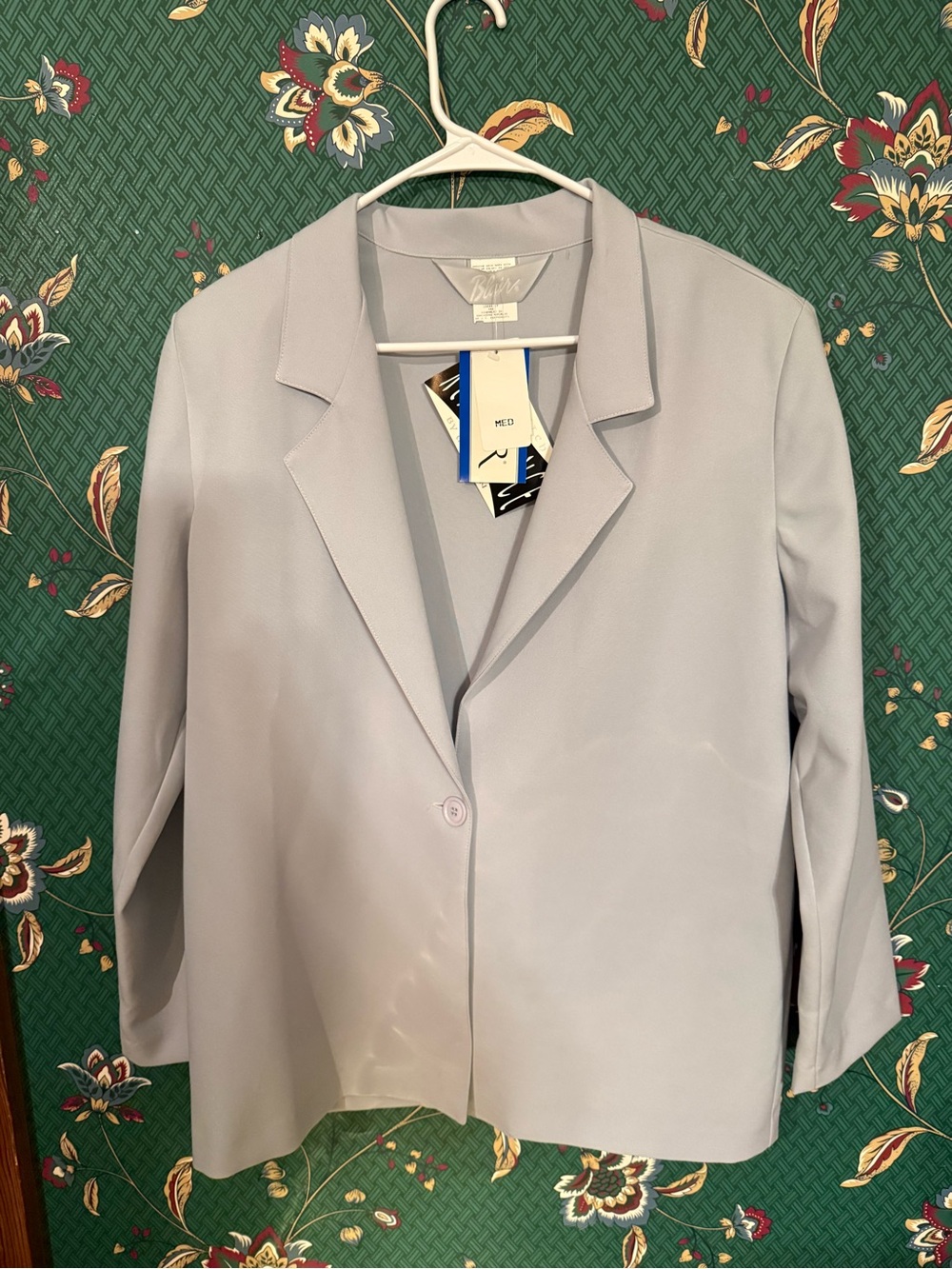 Dead stock Blair Light Gray Women's Single-Button Blazer Jacket
